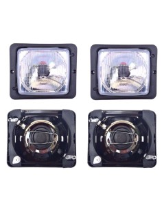 2x Scheinwerfer Fernlicht Abblendlicht H4 172x142mm Traktor Zetor Atlas Fendt