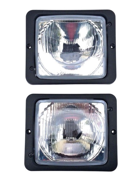 2x Scheinwerfer Fernlicht Abblendlicht H4 172x142mm Traktor Zetor Atlas Fendt