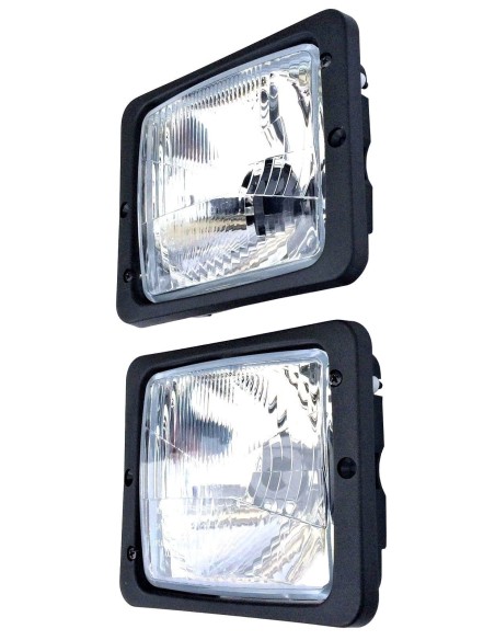 2x Scheinwerfer Fernlicht Abblendlicht H4 172x142mm Traktor Zetor Atlas Fendt