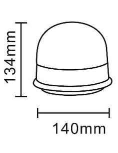 Warnleuchte 12xLED R65 R10 2