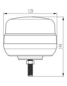 LED-Warnleuchte TruckLED 39x LED-Bolzen 2