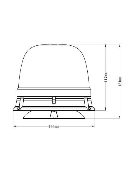 LED-Warnleuchte 28W 10x LED Manet