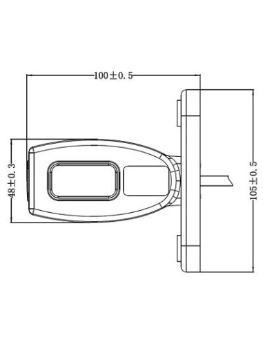 Side marker lamp KMR8 LED 100mm 1224V