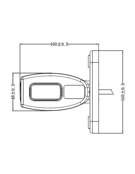 Side marker lamp KMR8 LED 100mm 1224V