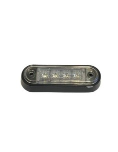 Side marker lamp 4xLED 1224V white 2