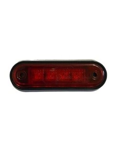 Side marker lamp 4xLED 1224V red