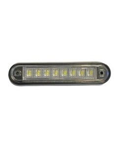 Side marker lamp 8xLED 12/24V white