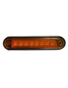 Side marker lamp 8xLED 1224V yellow
