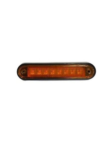 Side marker lamp 8xLED 1224V yellow