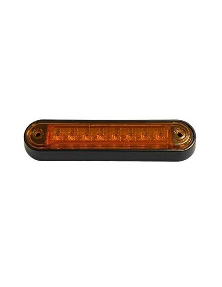 Side marker lamp 8xLED 1224V yellow