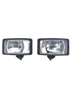 2x Scheinwerfer 24V Halogen SUV OFFROAD Universal Fernlicht H3 mit Glühbirnen 2