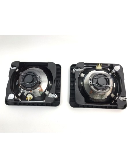 2x Scheinwerfer H4 Fernlicht Positionslicht Abblendlicht Traktor mit Glühbirnen