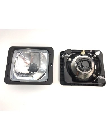 2x Scheinwerfer H4 Fernlicht Positionslicht Abblendlicht Traktor mit Glühbirnen