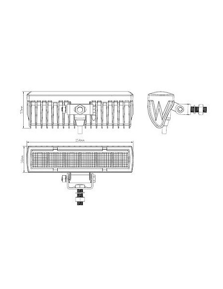 LED Stirnlampe 6x LED 18W Combo