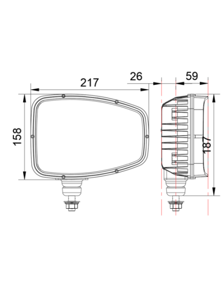 LED-Scheinwerfer R148 R149 links