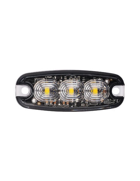 LED Stroboskoplicht 3x LED Slim