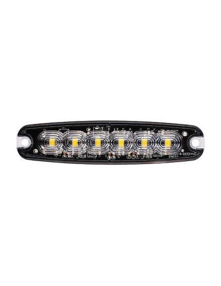 LED Stroboskoplicht 6x LED Slim