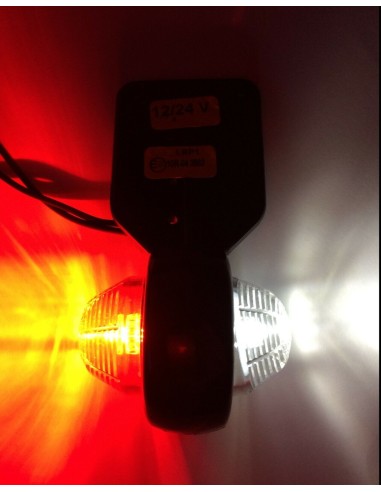 2x LED Umrissleuchte Begrenzungsleuchte Anhänger Wohnwagen LKW Trailer E9 Rechts