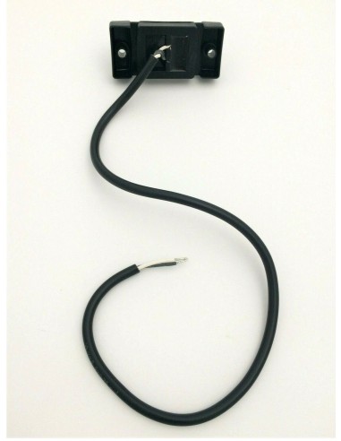 2x Weiß LED Umrissleuchte Begrenzungsleuchte 12V 24V Anhänger LKW 73x33x17 Kabel