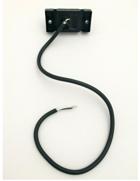 2x Weiß LED Umrissleuchte Begrenzungsleuchte 12V 24V Anhänger LKW 73x33x17 Kabel