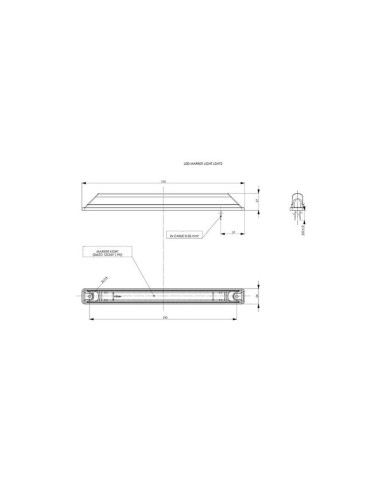 LED Umrissleuchte Begrenzungsleuchte Positionsleuchte weiß LKW PKW Anhänger E9