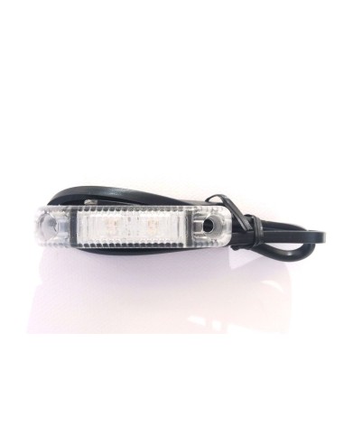 LED Umrissleuchte ROT 80x18x23 Begrenzungsleuchte mit Kabel 12V 24V LKW Anhänger