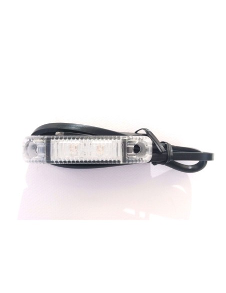 LED Umrissleuchte ROT 80x18x23 Begrenzungsleuchte mit Kabel 12V 24V LKW Anhänger