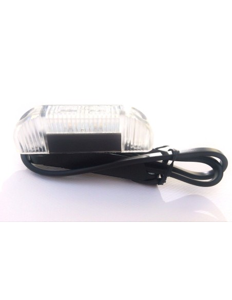 LED Umrissleuchte ROT 80x18x23 Begrenzungsleuchte mit Kabel 12V 24V LKW Anhänger