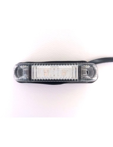 LED Umrissleuchte ROT 80x18x23 Begrenzungsleuchte mit Kabel 12V 24V LKW Anhänger