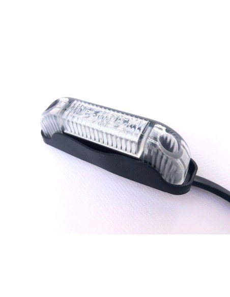 LED Umrissleuchte ROT 80x18x23 Begrenzungsleuchte mit Kabel 12V 24V LKW Anhänger