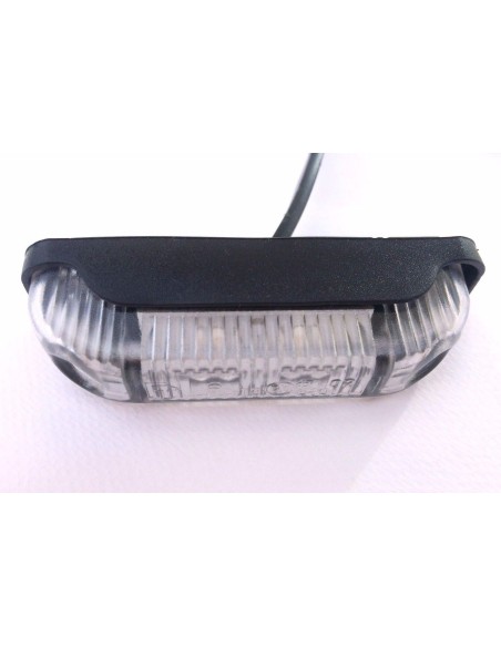 LED Umrissleuchte ROT 80x18x23 Begrenzungsleuchte mit Kabel 12V 24V LKW Anhänger