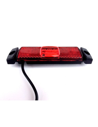 LED Umrissleuchte ROT 130x14,5x32 Begrenzungsleuchte 12V 24V LKW Anhänger