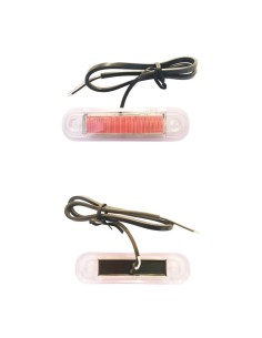 2x LED Umrissleuchte Begrenzungsleuchte 12V 24V E9 Rot PKW LKW Anhänger SET