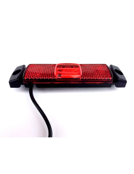 LED Umrissleuchte ROT 130x14,5x32 Begrenzungsleuchte 12V 24V LKW Anhänger