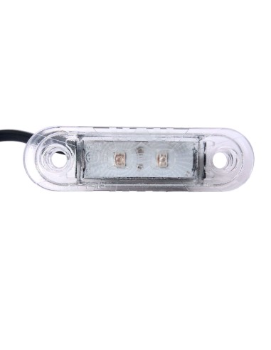 Gelb  LED  Umrissleuchte  78x18x22 mm Begrenzungsleuchte 12V 24V LKW Anhänger E9