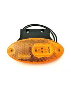 Orange LED Umrissleuchte Begrenzungsleuchte Seitenleuchte LKW PKW Anhänger E20