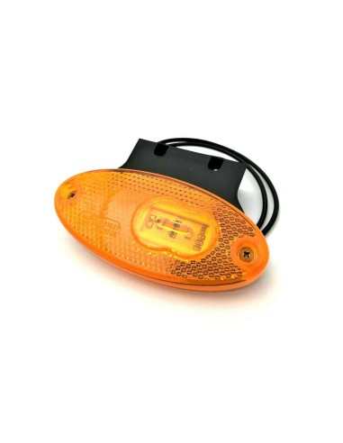 Orange LED Umrissleuchte Begrenzungsleuchte Seitenleuchte LKW PKW Anhänger E20