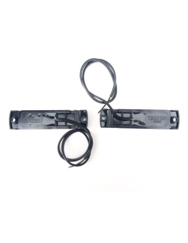 2x LED Begrenzungsleuchte 12V 24V Umrissleuchte Rot Anhänger LKW 130x32x14,5 SET