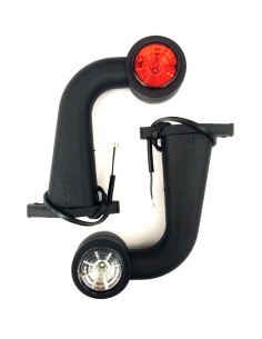 2x LED Begrenzungsleuchte 12V 24V Umrissleuchte Seitenleuchte Anhänger LKW Arm