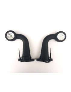 2x LED Begrenzungsleuchte 12V 24V Umrissleuchte Seitenleuchte Anhänger LKW Arm 2