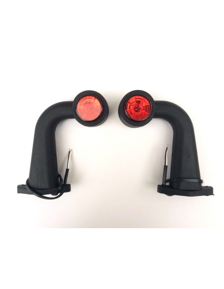 2x LED Begrenzungsleuchte 12V 24V Umrissleuchte Seitenleuchte Anhänger LKW Arm