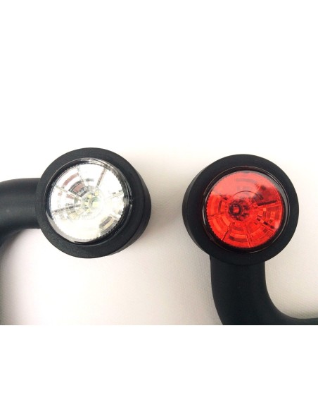 2x LED Begrenzungsleuchte 12V 24V Umrissleuchte Seitenleuchte Anhänger LKW Arm