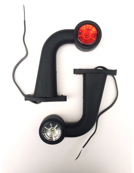 2x LED Begrenzungsleuchte 12V 24V Umrissleuchte Seitenleuchte Anhänger LKW Arm