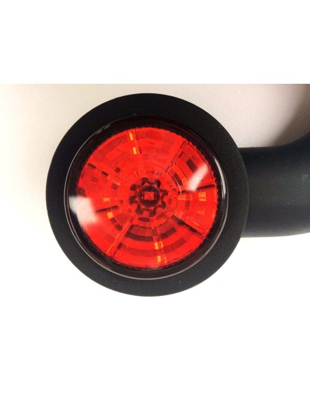 2x LED Begrenzungsleuchte 12V 24V Umrissleuchte Seitenleuchte Anhänger LKW Arm