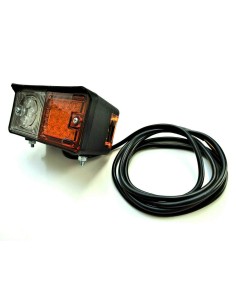 LED Positionsleuchte m. Blinklicht Traktor Schlepper Bagger Positionslicht Links 2