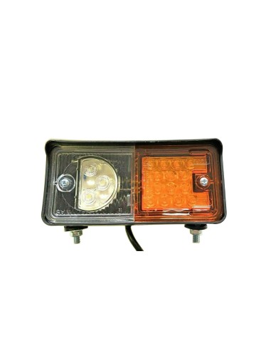 LED Positionsleuchte m. Blinklicht Traktor Schlepper Bagger Positionslicht Links