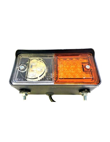 LED Positionsleuchte m. Blinklicht Traktor Schlepper Bagger Positionslicht Links