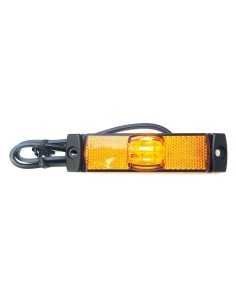 Gelb LED Umrissleuchte Begrenzungsleuchte 130x14,5x32 12V 24V LKW PKW Anhänger
