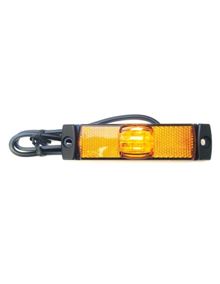 Gelb LED Umrissleuchte Begrenzungsleuchte 130x14,5x32 12V 24V LKW PKW Anhänger