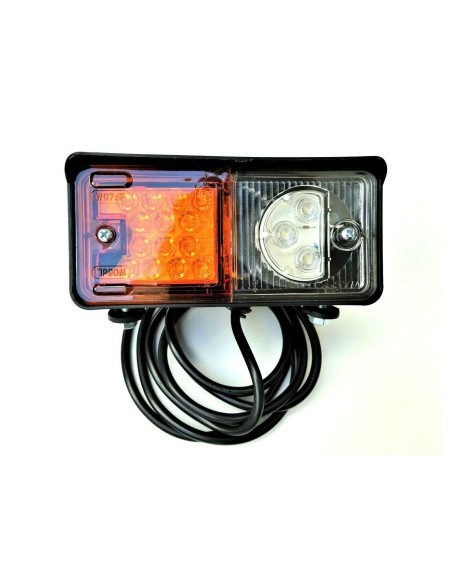 2x LED Positionsleuchte m.Blinklicht Traktor Schlepper Bagger Positionslicht SET
